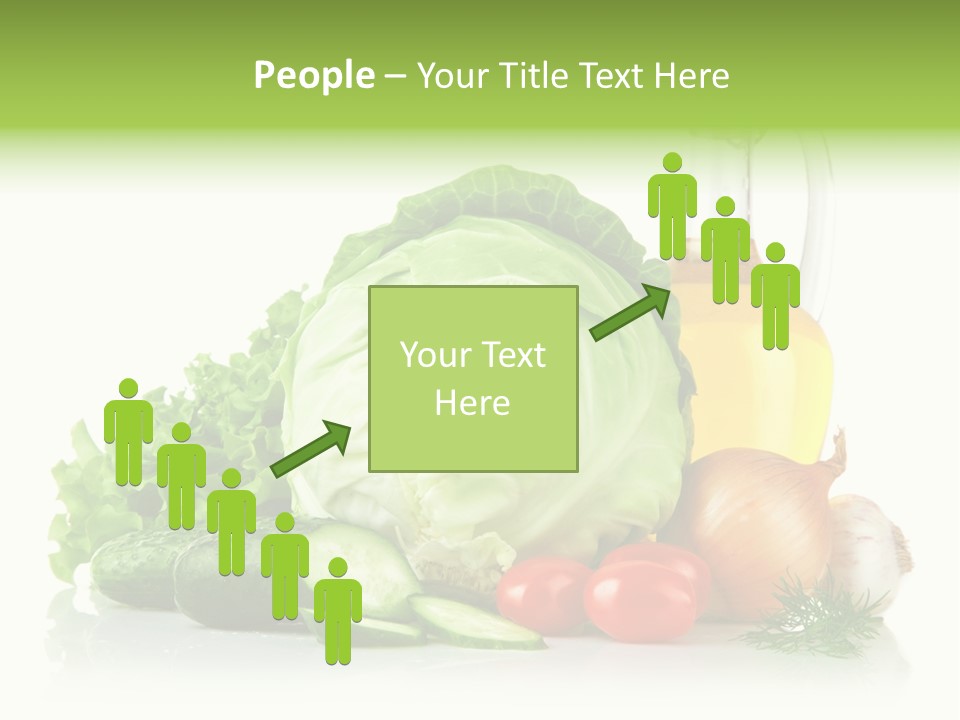 Background Cucumber Oil PowerPoint Template