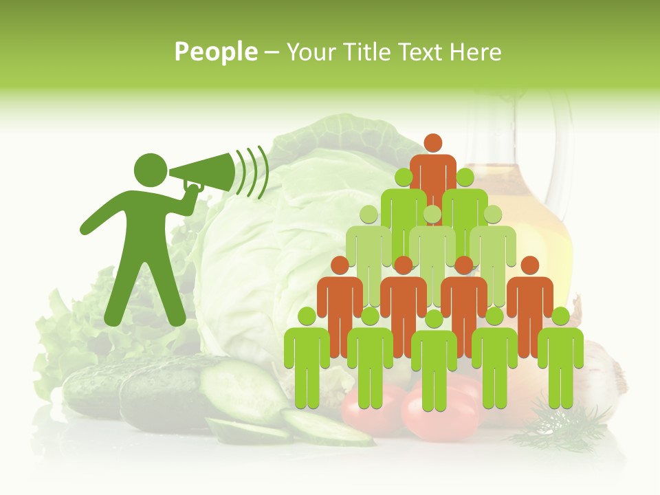 Background Cucumber Oil PowerPoint Template