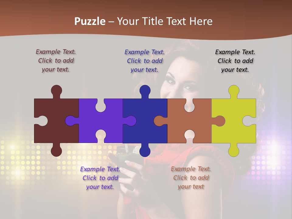 Beauty Aside Nightlife PowerPoint Template