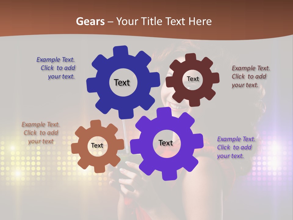 Beauty Aside Nightlife PowerPoint Template