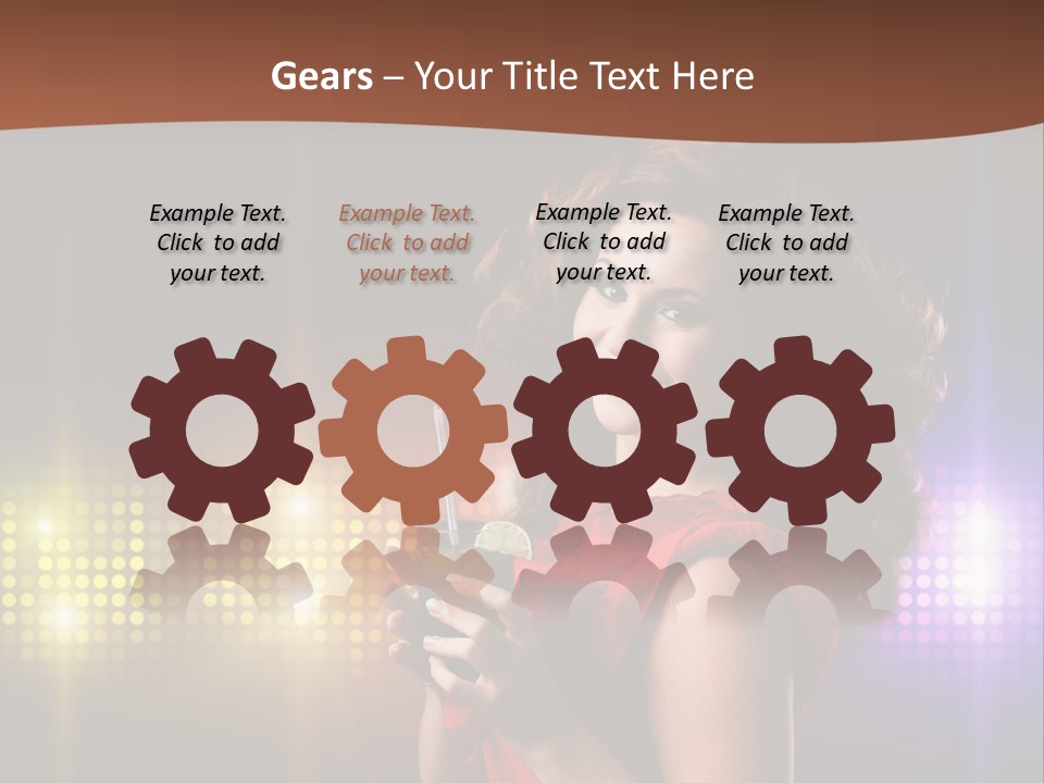 Beauty Aside Nightlife PowerPoint Template