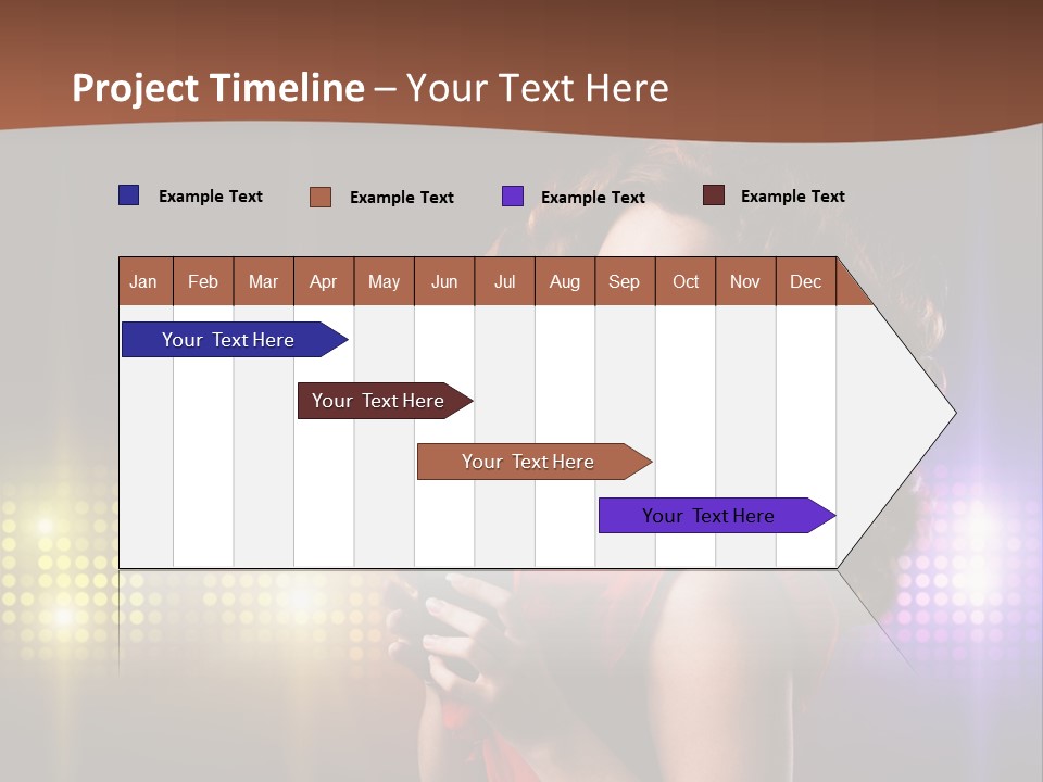 Beauty Aside Nightlife PowerPoint Template