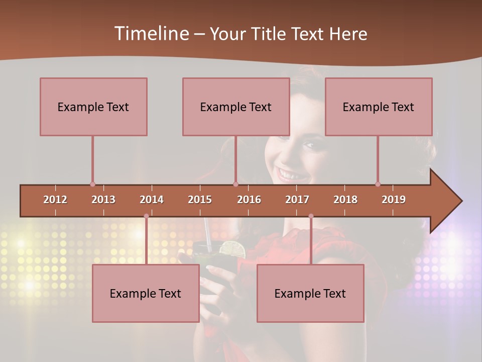 Beauty Aside Nightlife PowerPoint Template