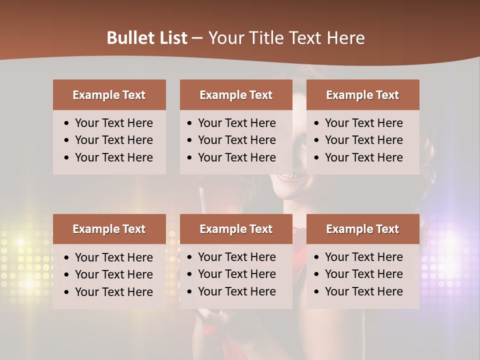 Beauty Aside Nightlife PowerPoint Template