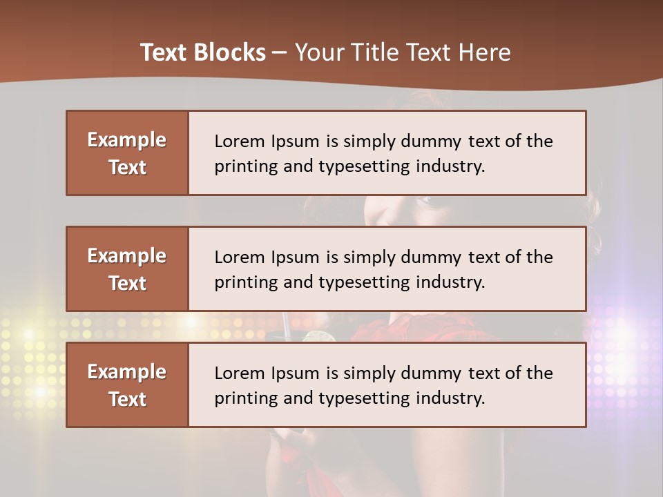 Beauty Aside Nightlife PowerPoint Template