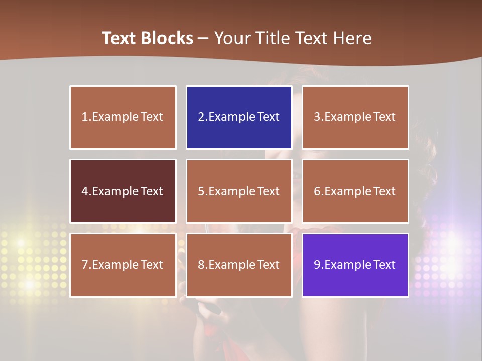 Beauty Aside Nightlife PowerPoint Template