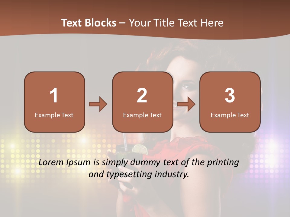 Beauty Aside Nightlife PowerPoint Template
