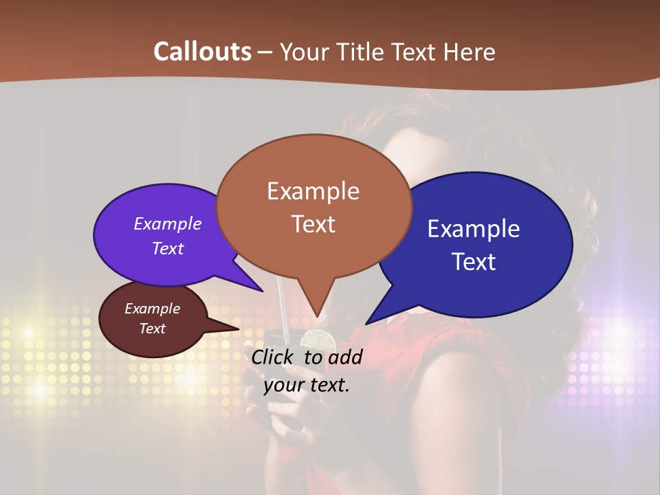 Beauty Aside Nightlife PowerPoint Template
