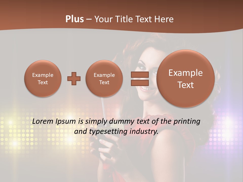 Beauty Aside Nightlife PowerPoint Template