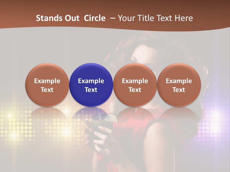 Beauty Aside Nightlife PowerPoint Template