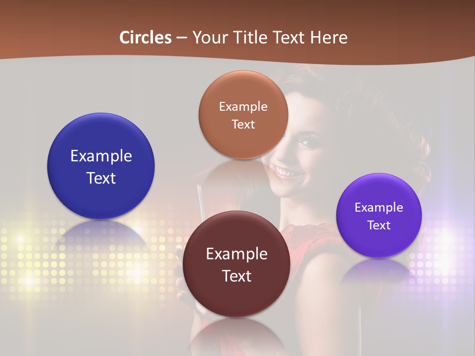 Beauty Aside Nightlife PowerPoint Template