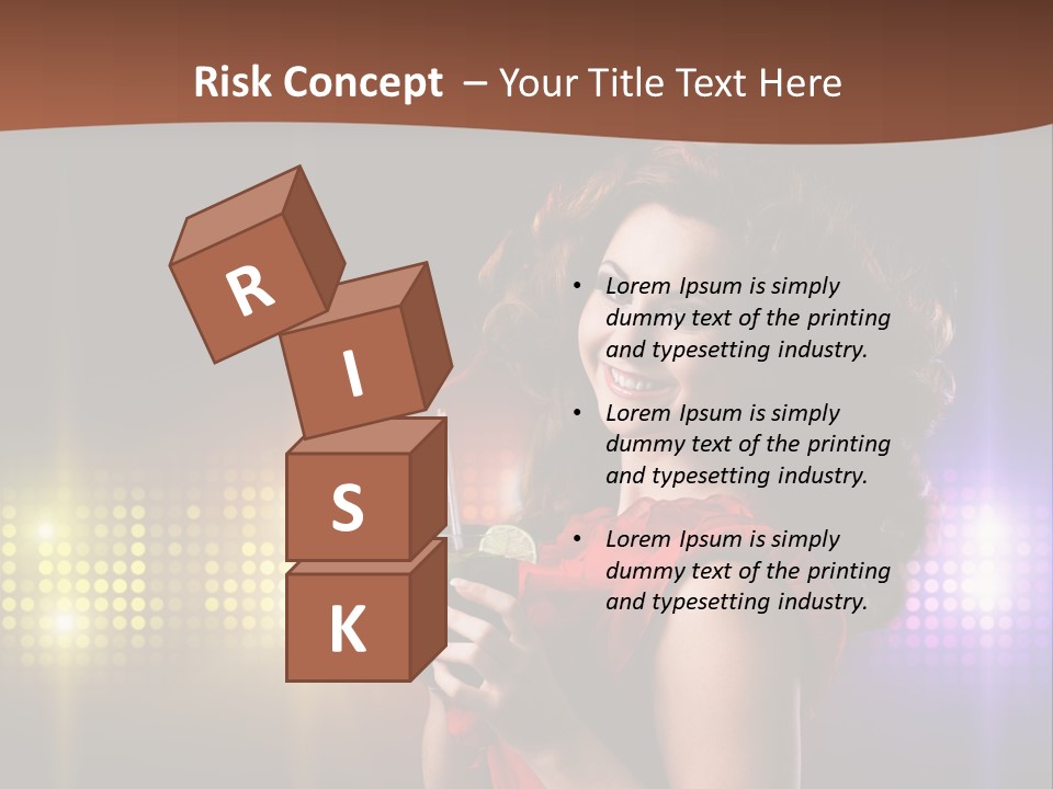 Beauty Aside Nightlife PowerPoint Template