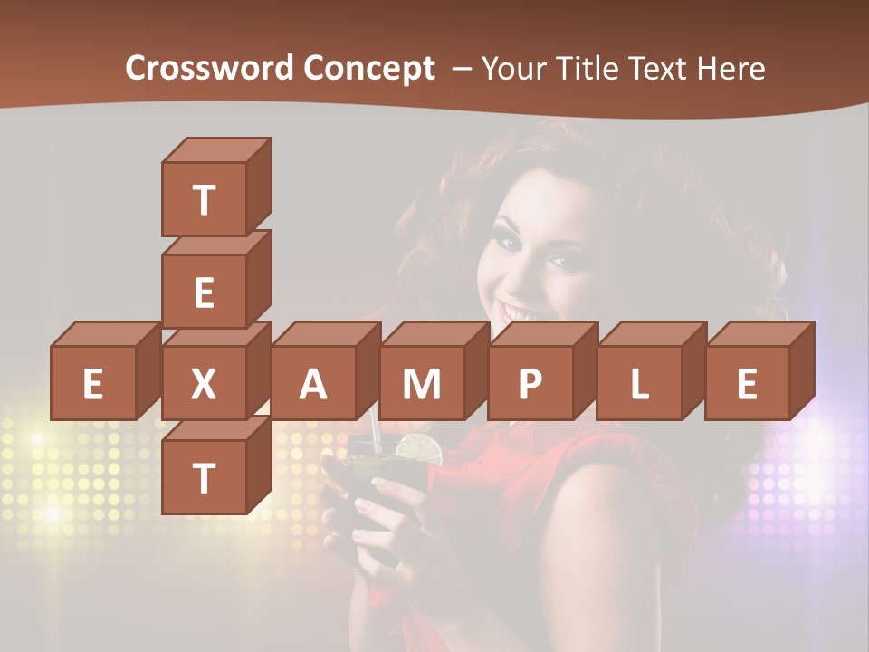 Beauty Aside Nightlife PowerPoint Template