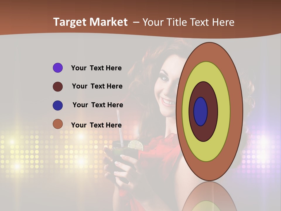 Beauty Aside Nightlife PowerPoint Template