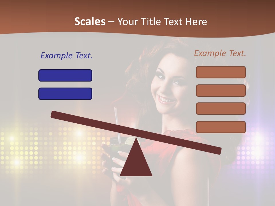 Beauty Aside Nightlife PowerPoint Template