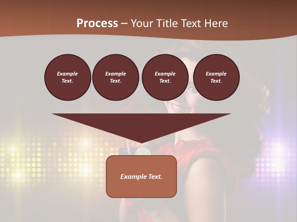 Beauty Aside Nightlife PowerPoint Template