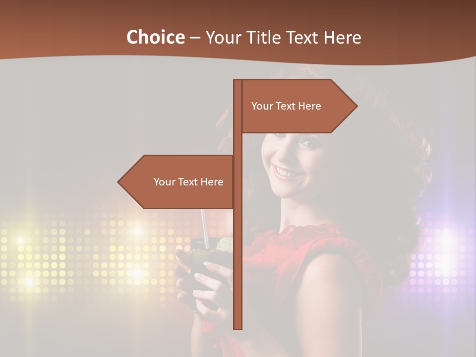 Beauty Aside Nightlife PowerPoint Template