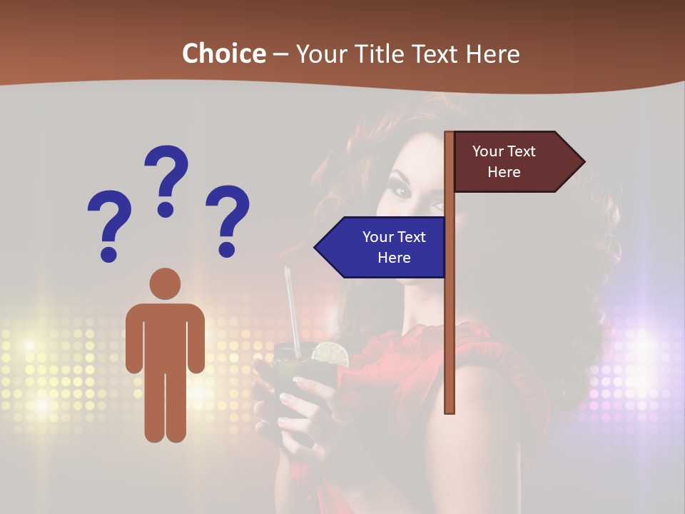 Beauty Aside Nightlife PowerPoint Template