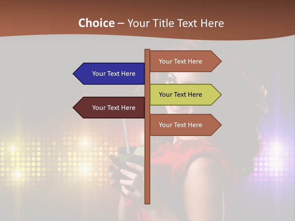 Beauty Aside Nightlife PowerPoint Template
