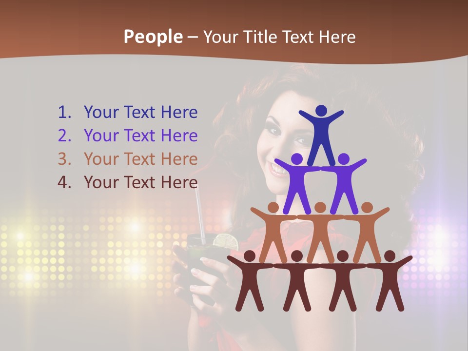 Beauty Aside Nightlife PowerPoint Template