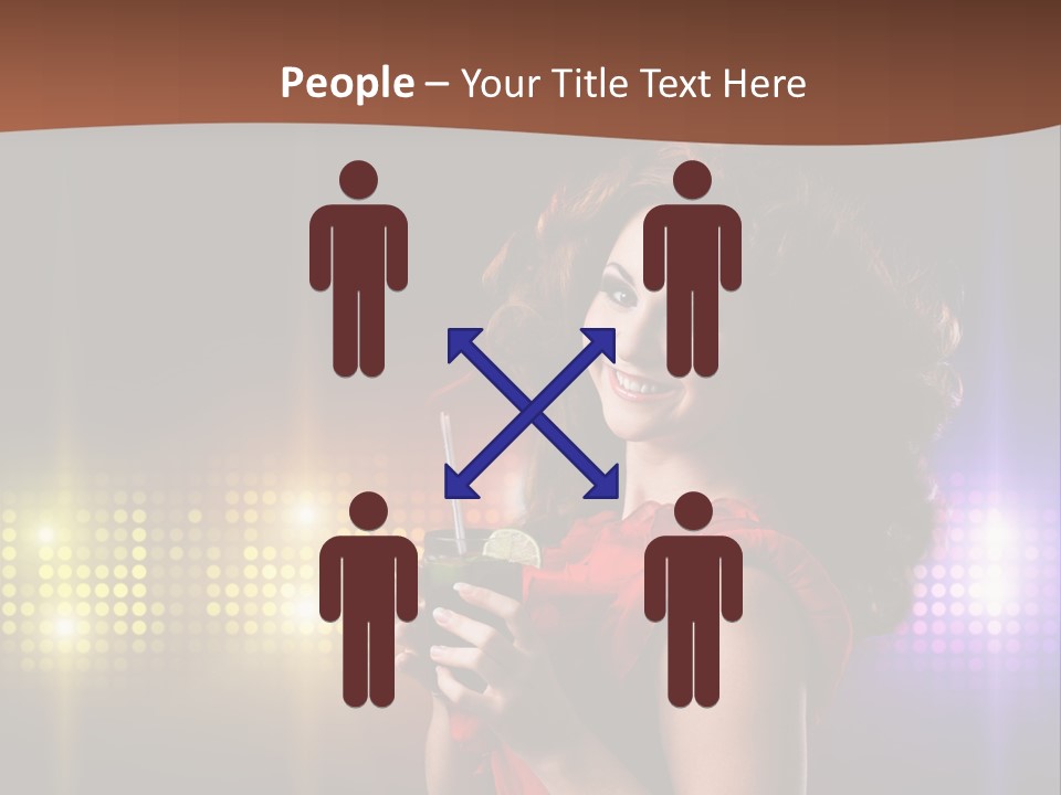 Beauty Aside Nightlife PowerPoint Template