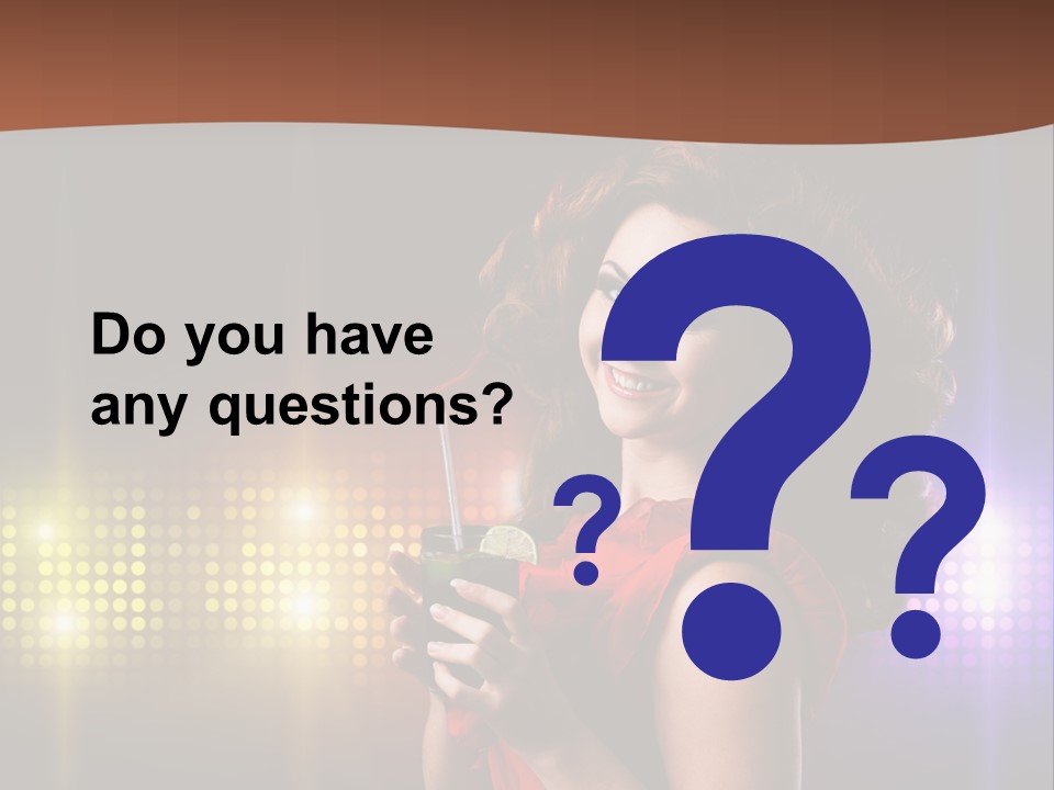 Beauty Aside Nightlife PowerPoint Template