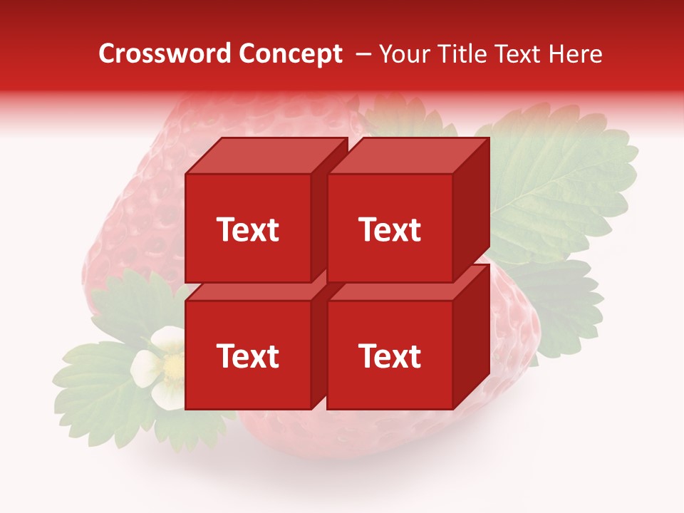 Juicy Red Fresh PowerPoint Template