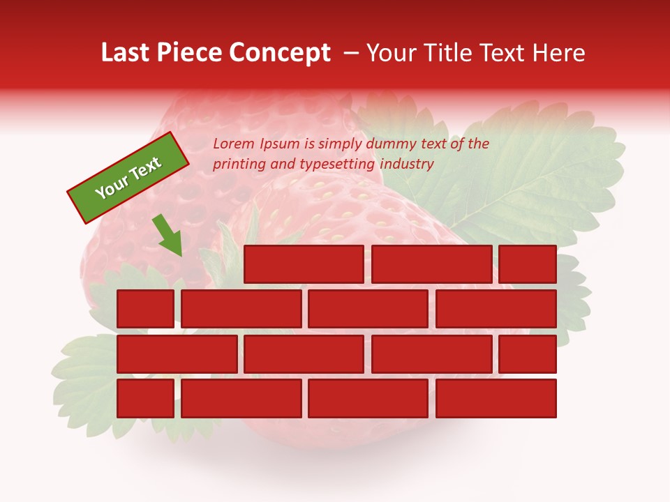 Juicy Red Fresh PowerPoint Template