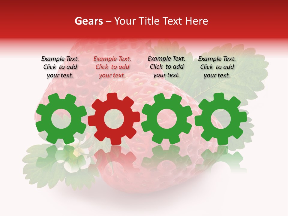 Juicy Red Fresh PowerPoint Template