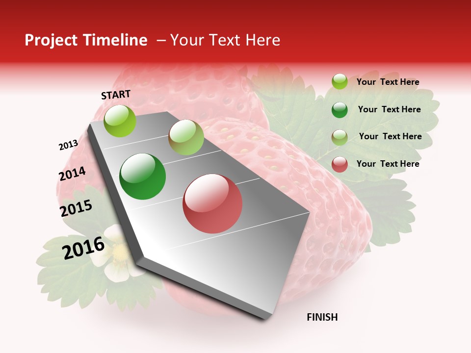 Juicy Red Fresh PowerPoint Template