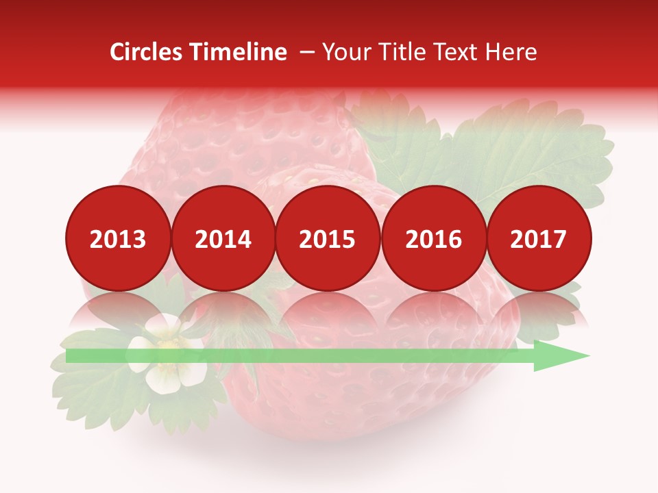 Juicy Red Fresh PowerPoint Template