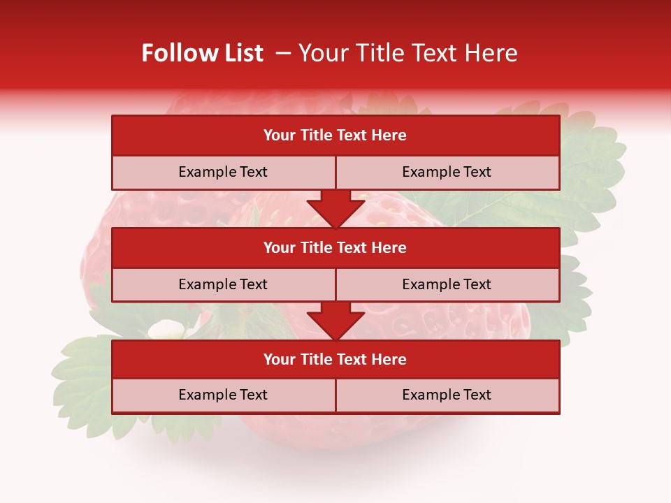 Juicy Red Fresh PowerPoint Template