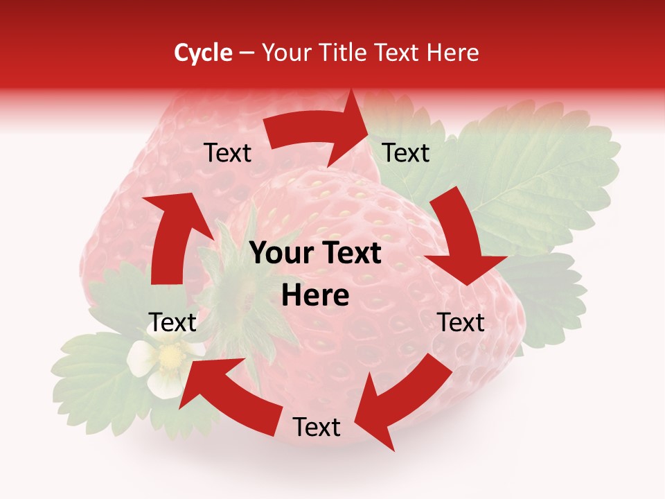 Juicy Red Fresh PowerPoint Template