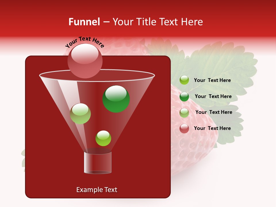 Juicy Red Fresh PowerPoint Template