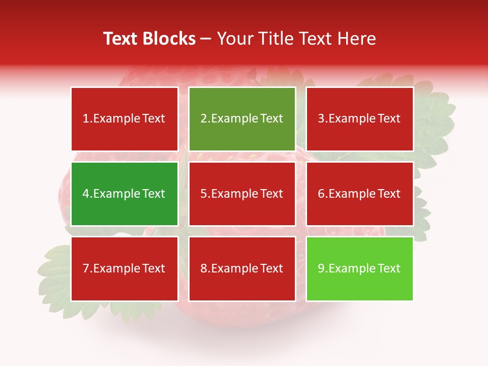 Juicy Red Fresh PowerPoint Template