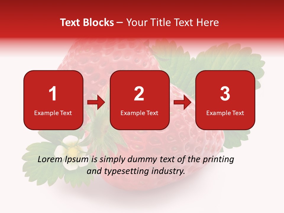 Juicy Red Fresh PowerPoint Template