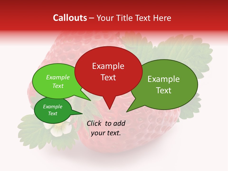 Juicy Red Fresh PowerPoint Template