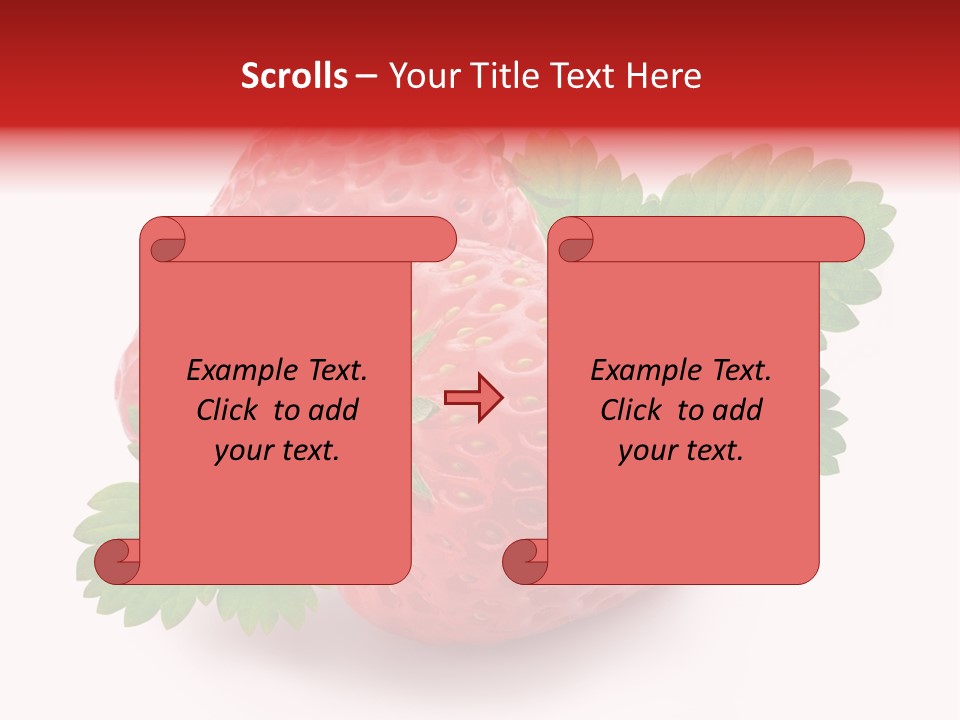 Juicy Red Fresh PowerPoint Template