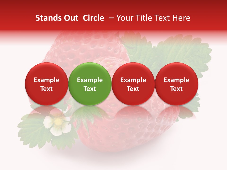 Juicy Red Fresh PowerPoint Template
