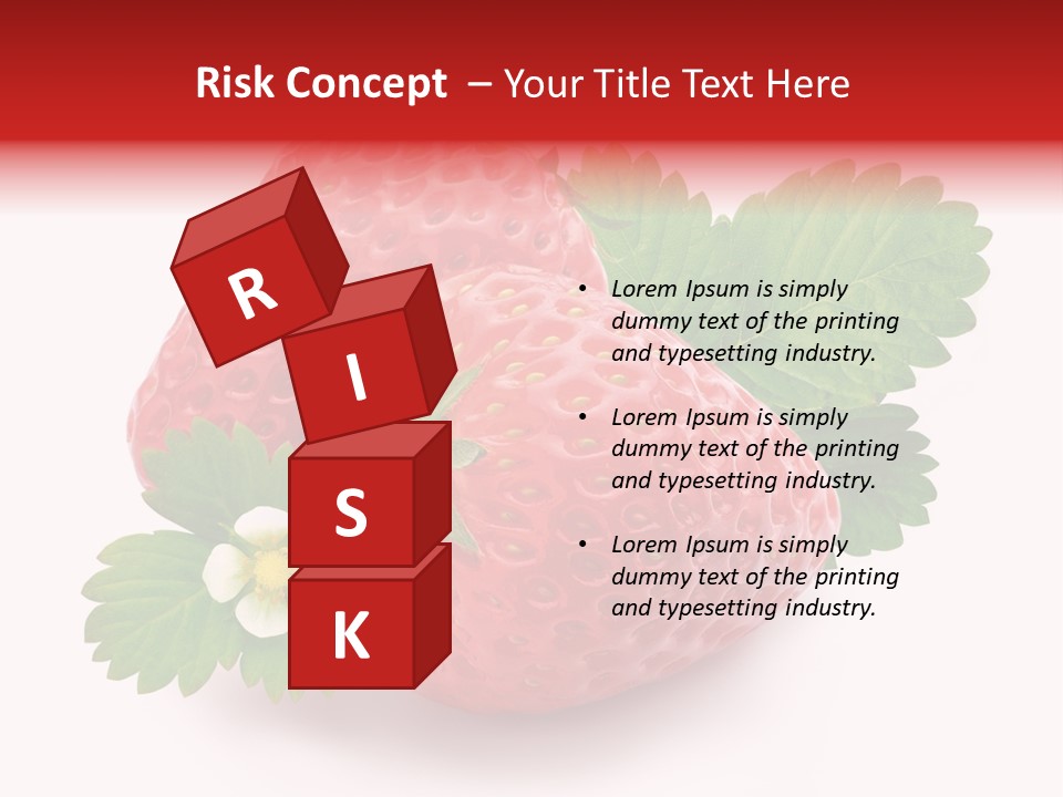 Juicy Red Fresh PowerPoint Template