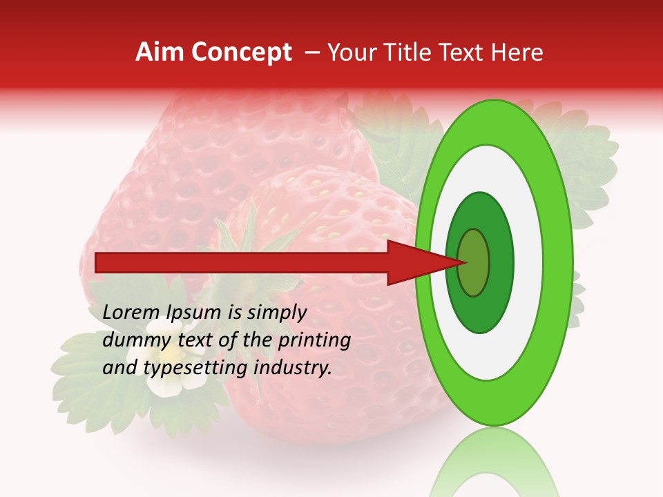 Juicy Red Fresh PowerPoint Template