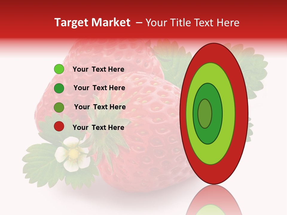 Juicy Red Fresh PowerPoint Template