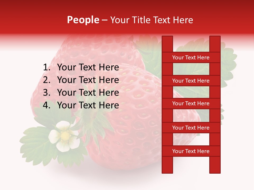 Juicy Red Fresh PowerPoint Template