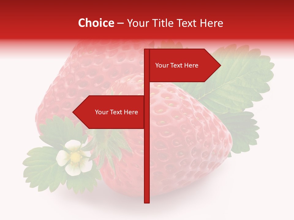 Juicy Red Fresh PowerPoint Template