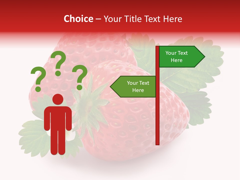 Juicy Red Fresh PowerPoint Template