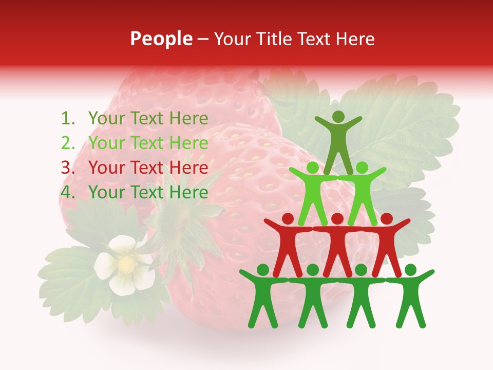 Juicy Red Fresh PowerPoint Template
