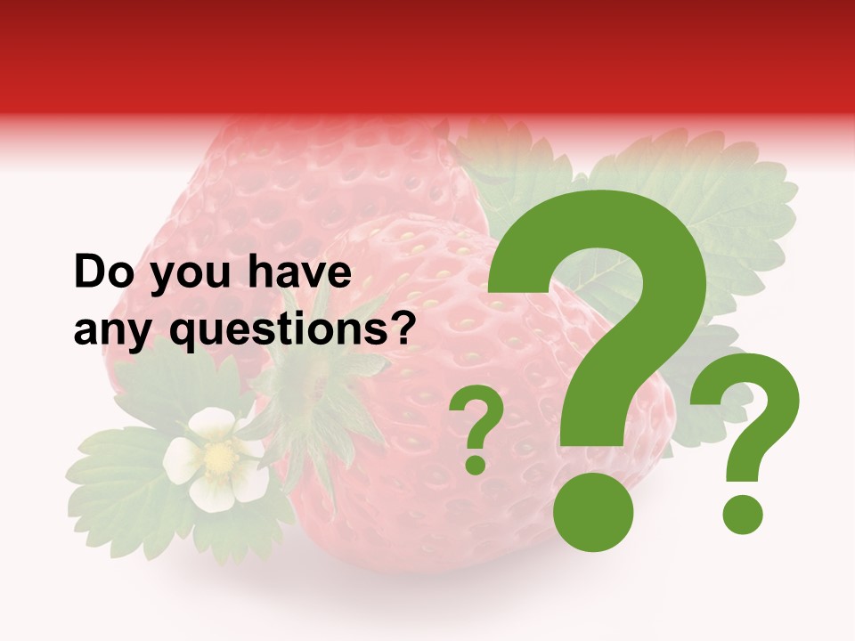 Juicy Red Fresh PowerPoint Template