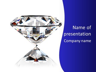 Shape Diamond Precious PowerPoint Template