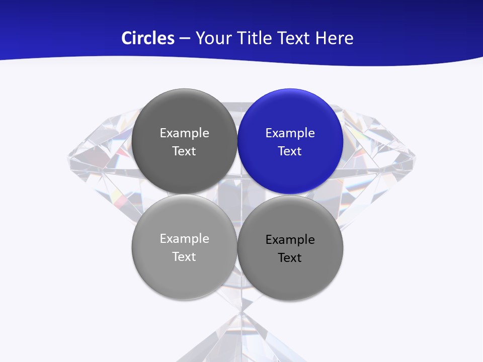 Shape Diamond Precious PowerPoint Template