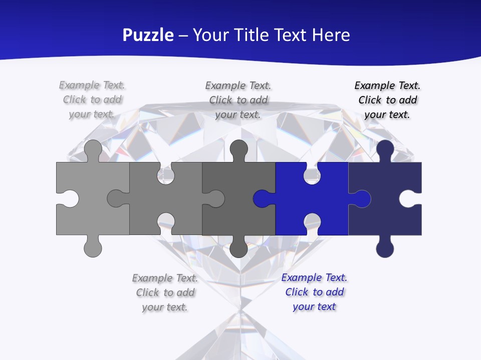 Shape Diamond Precious PowerPoint Template